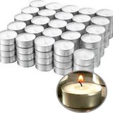 Neler Geldi Neler 100'lü Tea Light Mum Beyaz Tealight Mum Parti Mum