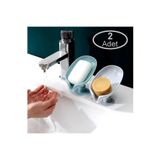 Neler Geldi Neler 2 Adet Vantuzlu Banyo Sabun Tutucu Kaymaz Dranej Sabunluk Banyo Su Giderli Plastik Banyo Sabunluğu