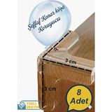 Neler Geldi Neler 8 Adet Bebek Çocuk Yaşlı Köşe Koruması Cam Masa Mermer Sehpa Mobilya Için Şeffaf Kenar Koruyucu