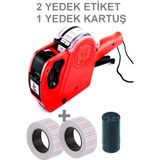 Neler Geldi Neler 8 Haneli Fiyat Etiket Makinesı + 2 Yedek Etiket + 1 Adet Yedek Kartuşlu Etiket Basma Makinesi