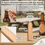 Neler Geldi Neler Açacak Ahşap Saplı Şişe Açacağı Kapak Açıcı Soda , Gazoz Açacağı Şişe Açacak 14 cm 47 Gram Dekoratik Açacak