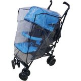 Neler Geldi Neler Baston Bebek Arabası Yağmurluğu, Ciftyon Yağmurluk, Puset Yağmurluğu, Bağcıklı Kokusuz Yağmurluk - Mavi C