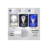 Neler Geldi Neler Çocuk Odası Gece Lambası Akıllı Gece Lambalı LED Ampul 11W Beyaz + 2W Mavi | Tasarruflu Çift Mod