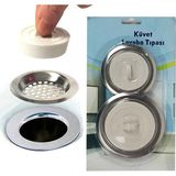 Neler Geldi Neler Lavabo Gider Süzgeç Küvet Duşakabin Eviye Tıpası Süzgeçli 2 Adetli Set Lavabo Tıkacı Gider Tıpası