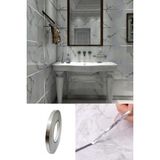 Neler Geldi Neler Neler Geldi Neler 1 cm Kalın 50 Metre Tuvalet Mutfak Banyo Fayans Mermer Arası Şerit Bant Gümüş Banyo Mutfak Bant