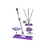 Neler Geldi Neler Sihirli Teleskopik Ayarlanabilir Mikrofiber Mop Paspas + Yedek Bez Fayans Parke Temizleyici Mop Pas - 2