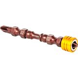 Neler Geldi Neler Tyson 1 Adet PZ2X65 mm S2 Çeliği Çift Yönlü Orjinal Mıknatıs Uçlu Bits Uç Mıknatıslı Matkap Ucu