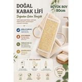 Neler Geldi Neler Xl Boy 80CM Uzun Loofah Kabak Sırt Kesesi Çift Taraflı Hamam Lifi Banyo Lifi Hamam Kesesi Banyo Kese - 02 - Gri