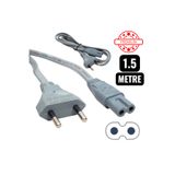 nelerbulurum 1.5 Metre Gri Power Güç Kablosu | Ps2-ps3-ps4-ps5-xbox-tv-teyp-ışıldak-yazıcı-makinalar Fişi Uyumlu