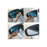 nelerbulurum 2 ADET Oto Dış Ayna Yağmur Kaydırıcı Araba Yan Cam Dikiz Aynası Filmi Su Tutmaz Film 100X140 MM