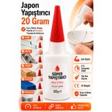 nelerbulurum 20gr Metal-plastik-cam-ahşap-porselen Çok Güçlü Pratik Hızlı Japon Yapıştırıcı
