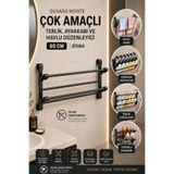 nelerbulurum Paslanmaz 65 Cm Terliklik Ayakkabılık Havluluk Topuklu Ayakkabı Organizer Çok Amaçlı Düzenleyici