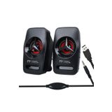 nelerbulurum ŞIK TASARIMLI TAK ÇALIŞTIR 1+1 USB PC TV LAPTOP MİNİ HOPARLÖR - SPEAKER (2*3 WATT - 4 OHM)