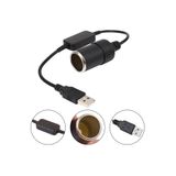 nelerbulurum Usb 2.0 5 Volt - 2 Amper to 12 Volt- 0.8 Amper Araç Çakmak Çakmaklık Fişi Dişi Çevirici