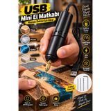 nelerbulurum USB Mini El Matkabı 5 Volt 10 WATT 3 Uç Hediyeli – Ahşap, Plastik, Epoksi, Tahta ve Hobi İşleri İçin Hassas Delme HOBBY DRILL EL MATKABI