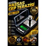 nelerbulurum Yüksek Kaliteli 200 Gr Dijital Hassas Mutfak Terazisi 0.1 Gr Ölçümlü Un Kahve Baharat Takı Epoksi Kuyumcu Gıda Tartısı Terazi