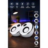 nelerbulurum YÜKSEK KALİTELİ tak çalıştır Pc Laptop Tv Uyumlu 1+1 USB MİNİ HOPARLÖR - SPEAKER ( 2x3watt)