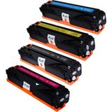 Nell Hp CB540A 541A 542A 543A Takım Yüksek Kapasite Muadil 4 Renk Toner