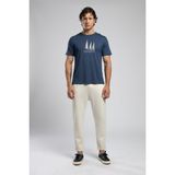 Nelli Erkek O Yaka T-Shirt - M - 004-Mavi