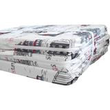Nelson Istanbul Desen Katlanır Tek Kişilik Portatif Sünger Yatak Tek Kişilik 80 X 180 Cm - 80 x 180 x 6 cm