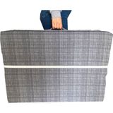 Nelson Katlanır Yatak Yer Yatağı Sünger Yatak Tek Kişilik 80 X 180 Gri Siyah Çizgili - 80 x 180 x 6 cm