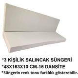 Nelson Salıncak Süngeri 3 Kişilik 48X163 Cm-10 cm Kalınlık 15 Dansite-2 Adet-1 Takımlık