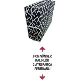 Nelson Vip Katlanır Yer Yatağı (8 cm Kalın)Sünger Yatak 80X180X8 Cm-Karaçatı - 80 x 180 cm