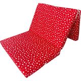 Nelson Vip Katlanır Yer Yatağı (8 cm Kalın)Sünger Yatak 80X180X8 Cm-Kırmızı Yıldız - 80 x 180 cm