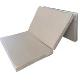 Nelson Vip Katlanır Yer Yatağı (8 cm Kalın)Sünger Yatak 80X180X8 Cm-Krem - 80 x 180 cm