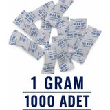 Nem Alıcı Silika Jel 1 gr Rutubet - Küf ve Koku Önleyici (1000) - Çok Renkli - Standart