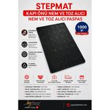 Nem Alıcı Toz Tutucu Çamur Sıyırıcı Pvc Taban Ve Pvc Bordürlü Scroll Benekli Kırmızı Halılı Kapı Önü Paspası