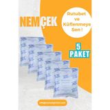 Nem Rutubet Korozyon Buhar Terleme Çekici Alıcı Tutucu Giderici Önleyici (5 PAKET) 1000 gr