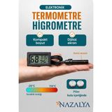 Nem ve Sıcaklık Ölçer Cihazı Problu Kuluçka Termometresi, Higrometre