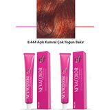 Nemere 2 Li Set Premium 8.444 Açık Kumral Çok Yoğun Bakır - Kalıcı Krem Saç Boyası 2 x 50 G Tüp N