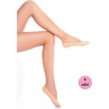 Nemere 6 Adet Microfiber Suba Kadın Babet Çorap Sahra 51 - Renkli