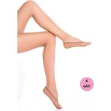 Nemere 6 Adet Microfiber Suba Kadın Babet Çorap Ten 57 - Renkli