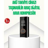 Nemere Akü Takviye Cihazı Jump Starter ve Dijital Hava Kompresörü - Çok Renkli