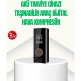 Nemere Akü Takviye Cihazı Jump Starter ve Dijital Hava Kompresörü - Renkli - standart