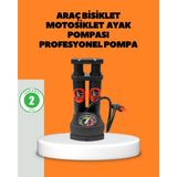 Nemere Ayaklı Bisiklet Pompası Basınç Göstergeli Çok Amaçlı - Çok Renkli