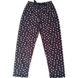 Nemere Beli Lastikli Mevsimlik Viskon Penye Pantolon Siyah - Renkli - -- - 2XL