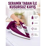 Nemere Buharlı Kablolu Ütü 2200 Watt Kireçlenme Önleyici Şok Buharlı Yeni Nesil - Renkli - standart