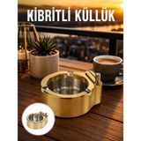 Nemere Çakmaklı Küllük Paslanmaz Metal Dayanıklı Tasarım Yeni Nesil - Renkli - standart