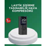 Nemere Dijital Lastik Pompası Çok Amaçlı Taşınabilir Kompresör - Çok Renkli