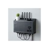 Nemere Duvar Tipi Wi-Fi Modem Saklama Kutusu(Siyah) – Kablo Düzenleyici Router Raf Organizer (4887) NemereH