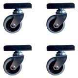 Nemere Furç Uzun-Sunta Bilyalı Teker - 20X50 - Gri - 18MM HKS184 - 4 Adet