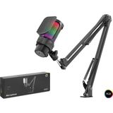 Nemere Gaming Rgb Mikrofon Seti Boom Mikrofon Kolu Type-C 192KHZ 24BIT Siyah M835B