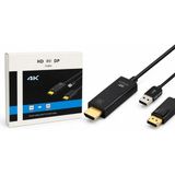 Nemere Hdmı USB To Displayport Aktif Dönüştürücü Kablo 4K 60Hz 26 cm HDX7901