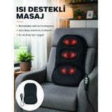 Nemere Isıtmalı Masaj Minderi Masaj Motoru, Kablolu Kumanda ve Çoklu Masaj Modu
