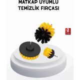 Nemere İthalat 3’lü Matkap Temizlik Fırçası Seti – Banyo, Mutfak ve Araç Jantı Için Etkili Nemere Itha - Çok Renkli