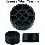 Nemere İthalat 4 Adet Kaymaz Çamaşır Makinesi Ayak Altlığı Nemere Ithalat - Çok Renkli